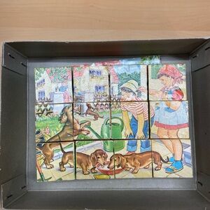 Vintage Children's Puzzle Blocks